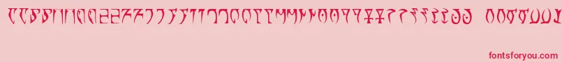 Runes   The elder scroll Font – Red Fonts on Pink Background