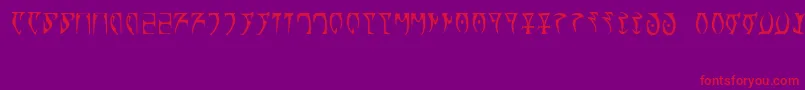 Шрифт Runes   The elder scroll – красные шрифты на фиолетовом фоне