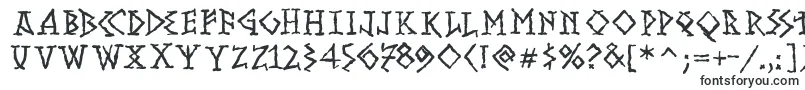 Шрифт RunishMK – древние шрифты