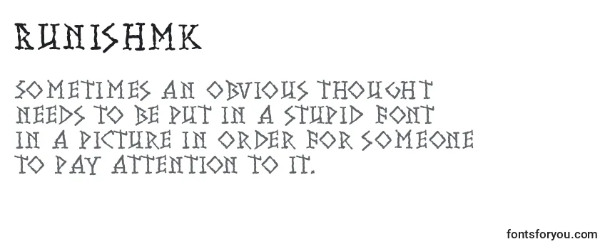 RunishMK (139323) Font