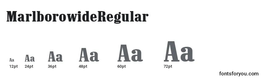 MarlborowideRegular Font Sizes