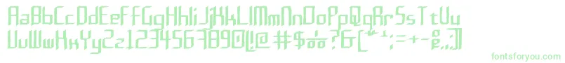 Rushil 0 6-Schriftart – Grüne Schriften