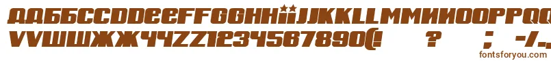 Russian Spring BoldItalic Font – Brown Fonts