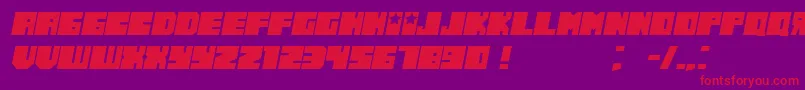 fuente RussianoThin Italic – Fuentes Rojas Sobre Fondo Morado