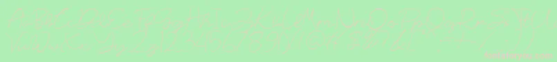 More about Russland Font Russland Font – Pink Fonts on Green Background