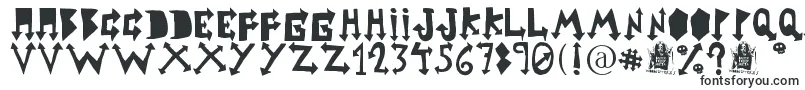 rustic heavy metal-fontti – Alkavat R:lla olevat fontit