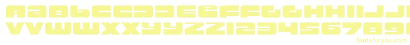 rustproof body-Schriftart – Gelbe Schriften