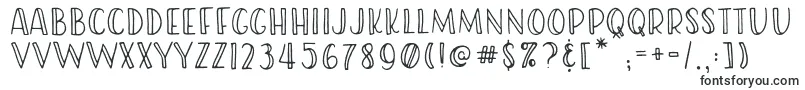 RWAFriendish Regular-fontti – Alkavat R:lla olevat fontit