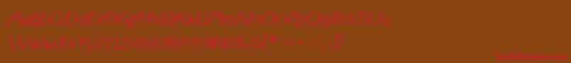 RxFF   Font – Red Fonts on Brown Background