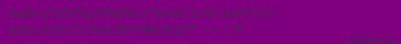 RxFO   Font – Black Fonts on Purple Background