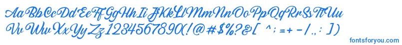 Sabatons Script DEMO Font – Blue Fonts