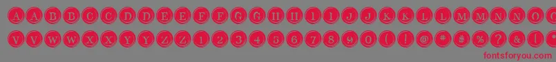 En savoir plus sur la police TypeKeysFilled Police TypeKeysFilled – polices rouges sur fond gris