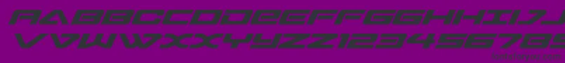 Шрифт sabresharkboldexpand – чёрные шрифты на фиолетовом фоне