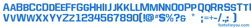 Шрифт Allstar4 – синие шрифты