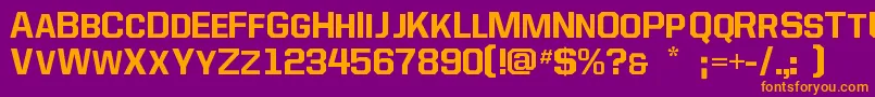 Lisätietoja Allstar4-fontista Allstar4-fontti – oranssit fontit violetilla taustalla