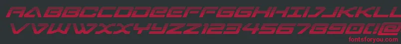 sabresharkgrad Font – Red Fonts on Black Background