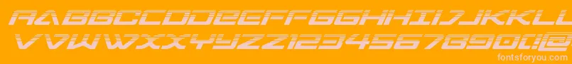 sabresharkhalf Font – Pink Fonts on Orange Background