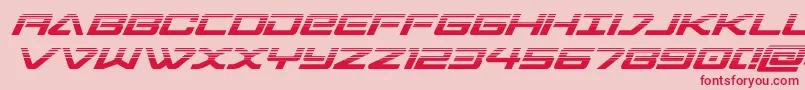 sabresharkhalf Font – Red Fonts on Pink Background