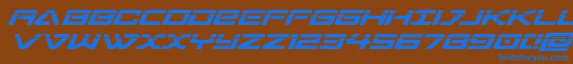 fuente sabresharklaser – Fuentes Azules Sobre Fondo Marrón