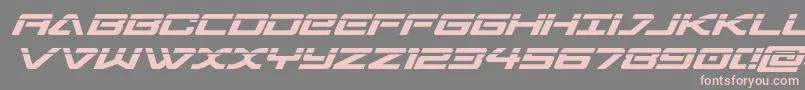 sabresharklaser Font – Pink Fonts on Gray Background