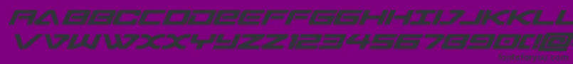 Шрифт sabresharksemibold – чёрные шрифты на фиолетовом фоне