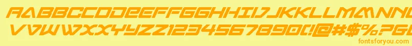 fuente sabresharksemiboldcond – Fuentes Naranjas Sobre Fondo Amarillo