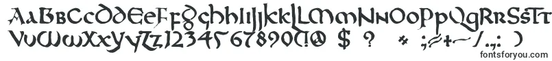 DkNorthumbria-fontti – Alkavat D:lla olevat fontit
