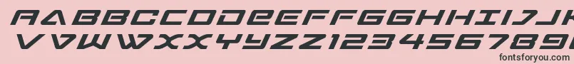Police sabresharktitle – polices noires sur fond rose