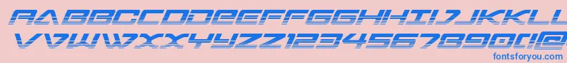 sabresharktwo Font – Blue Fonts on Pink Background