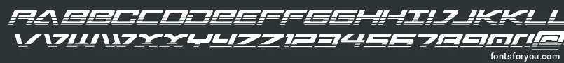 sabresharktwo Font – White Fonts on Black Background