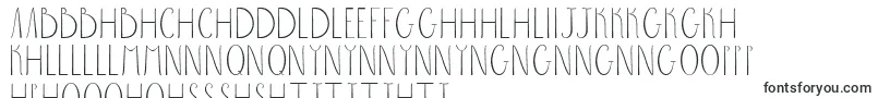 フォントSabrina – セソト文字