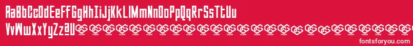En savoir plus sur la police Sabuga Regular Police Sabuga Regular – polices blanches sur fond rouge