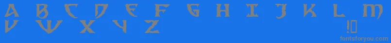 More about sad Font sad Font – Gray Fonts on Blue Background