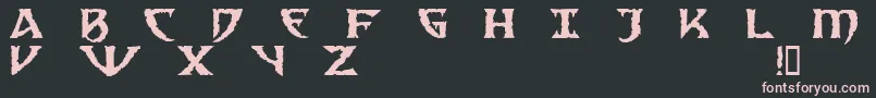 sad      Font – Pink Fonts on Black Background