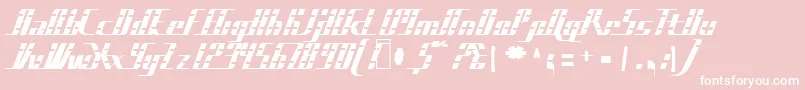 sad films Font – White Fonts on Pink Background