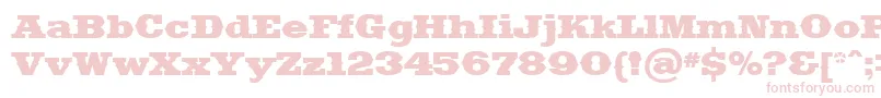 Saddlebag Font – Pink Fonts on White Background