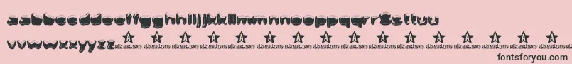 SAFEI TRIAL    Font – Black Fonts on Pink Background