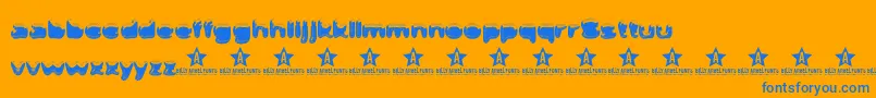 SAFEI TRIAL    Font – Blue Fonts on Orange Background