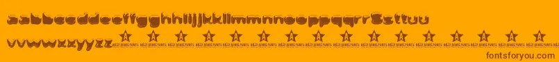 SAFEI TRIAL    Font – Brown Fonts on Orange Background