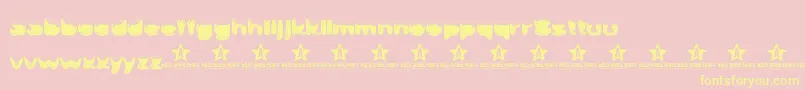 SAFEI TRIAL    Font – Yellow Fonts on Pink Background