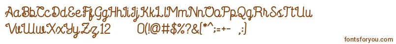 Saffa Script Font – Brown Fonts