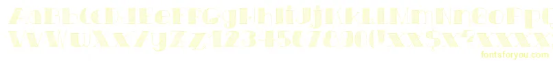 DkCarteBlanche Font – Yellow Fonts