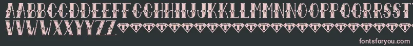 Sailor Larry   Extra Fancy Font – Pink Fonts on Black Background
