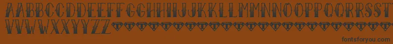 Sailor Larry   Fade Font – Black Fonts on Brown Background