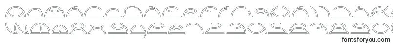 Saint Fighter Aqua Hollow Font – Incomprehensible Fonts