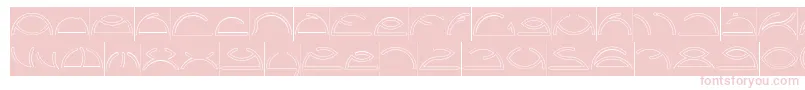 Saint Fighter Aqua Inverse-Schriftart – Rosa Schriften