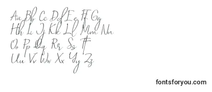 Überblick über die Schriftart Saint Petersburg   Italic