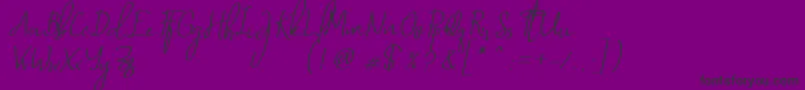 Saint Petersburg 2   Italic Font – Black Fonts on Purple Background