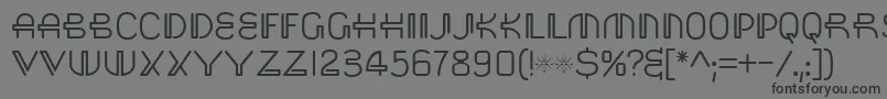 Saisa Font – Black Fonts on Gray Background