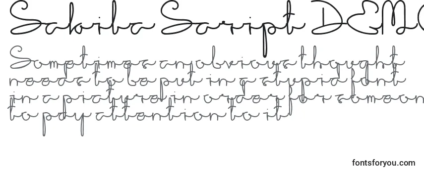 Sakila Script DEMO-fontti